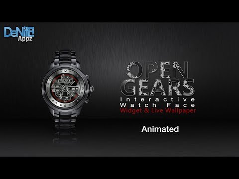 Open Gears HD Watch Face Video