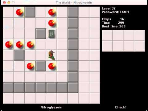 CCLP1 level 32 solution - 263 seconds