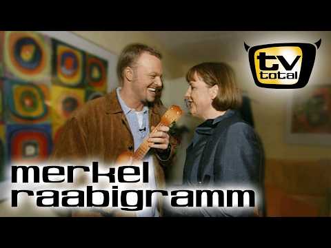 Raabigramm für Angela Merkel | 1999 | TV total | Stefan Raab