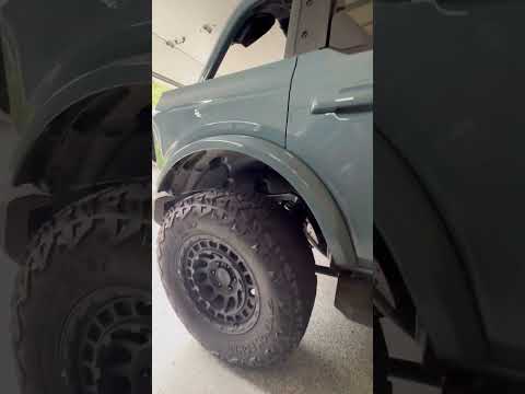 Black Rhino Rims with 35 inch tires #fordbronco #blackrhino #blackrhinowheels