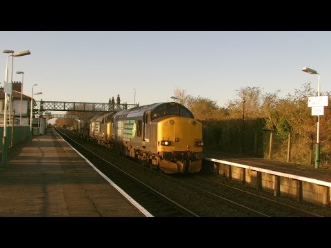 Flint 2.12.2014 - DRS 37602 & 37688 Kingmoor TMD on Valley Flasks