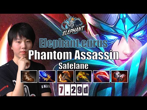 Phantom Assassin | Elephant.eurus | TOTALLY BROKEN CRITICAL DAMAGE | 7.29d Gameplay Highlights