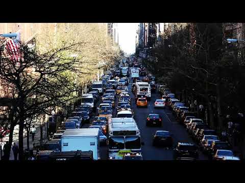 BUSY TRAFFIC 🚨 🚥 (Horn Noise) Ambience ~ Chaos, Crowd, Shout, Downtown Street | Background Noise