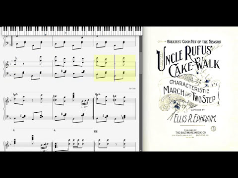 Uncle Rufus Cake Walk by Ellis Ephraim 1898