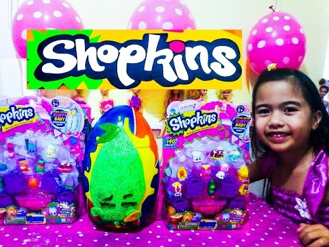 Giant Shopkins Surprise Egg Season 2 Sour Lemon Itlog na may Shopkins l Kids Balloons & Toys Video