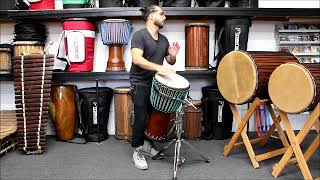 Drumskull Drums &amp; Anthony Orlando - Guinea Djalla Djembe w/ Gibraltar Stand