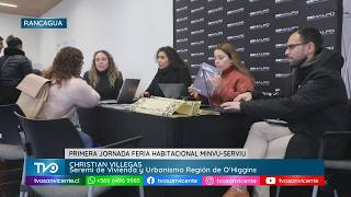 Con éxito se desarrolló la primera jornada de la Feria Habitacional Minvu Serviu O’Higgins