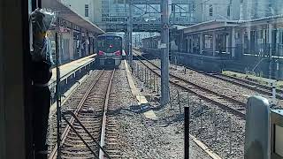 新快速姫路行き米原駅にて前8両連結