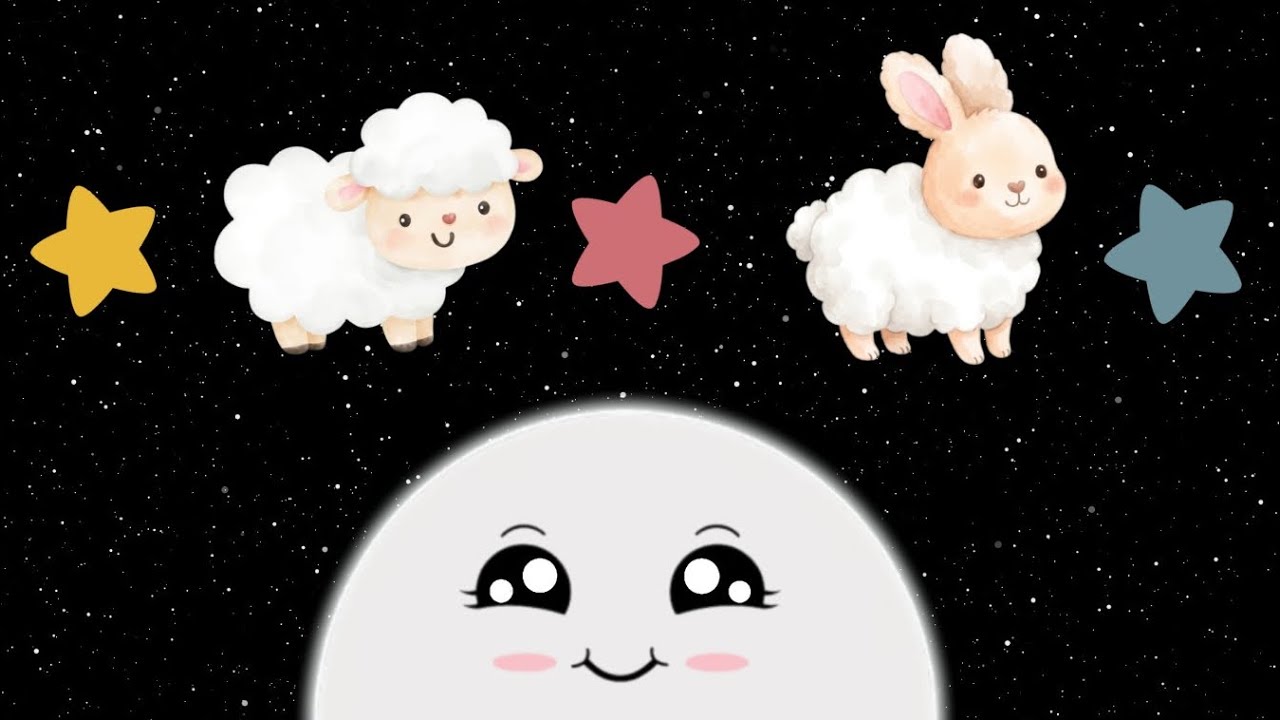 Sweet Moon & Little Sheep Under the Stars 🌙 Baby Sleep Lullaby