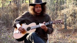 Crossroad Blues on Antique Parlor Guitar - Delta Blues - Edward Phillips