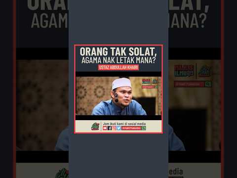 Orang Tak Solat, Agama Nak Letak Mana #shopee #shopeeytdeals
