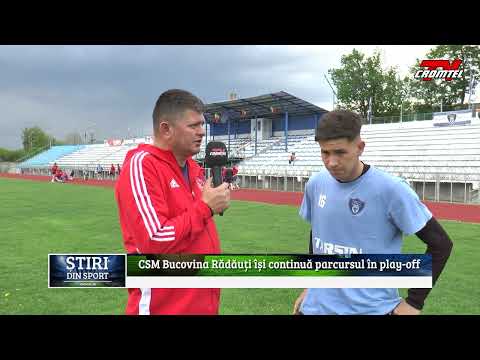 ȘTIRI DIN SPORT CROMTEL TV - CSM Bucovina Rădăuți își continuă parcursul în play-off