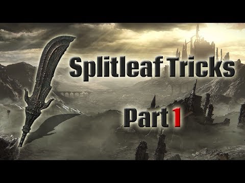 Souls Tech - Splitleaf tricks part 1 - Halberd Hyper Armor / Splitleaf WA poise health reset