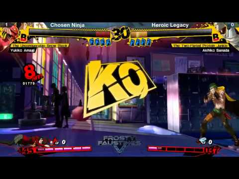 FFV P4A Losers' Quarters - Chosen Ninja (Yukiko) vs. Heroic Legacy (Akihiko)