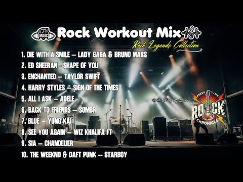 Lonely City Rock Ballads 🎸 Lights That Never Sleep || DIE WITH A SMILE - ED SHEERAN