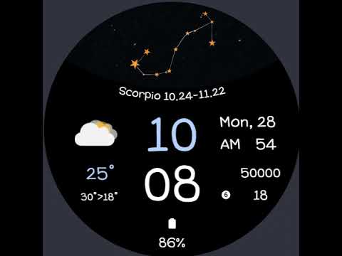 AWD Constellation Watch face video thumbnail