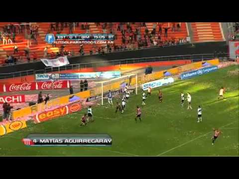 Gol de Matías Aguirregaray  Estudiantes 1-1 Gimnasia