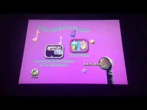 Teletubbies Silly Songs and Funny Dances DVD Menu Walkthrough