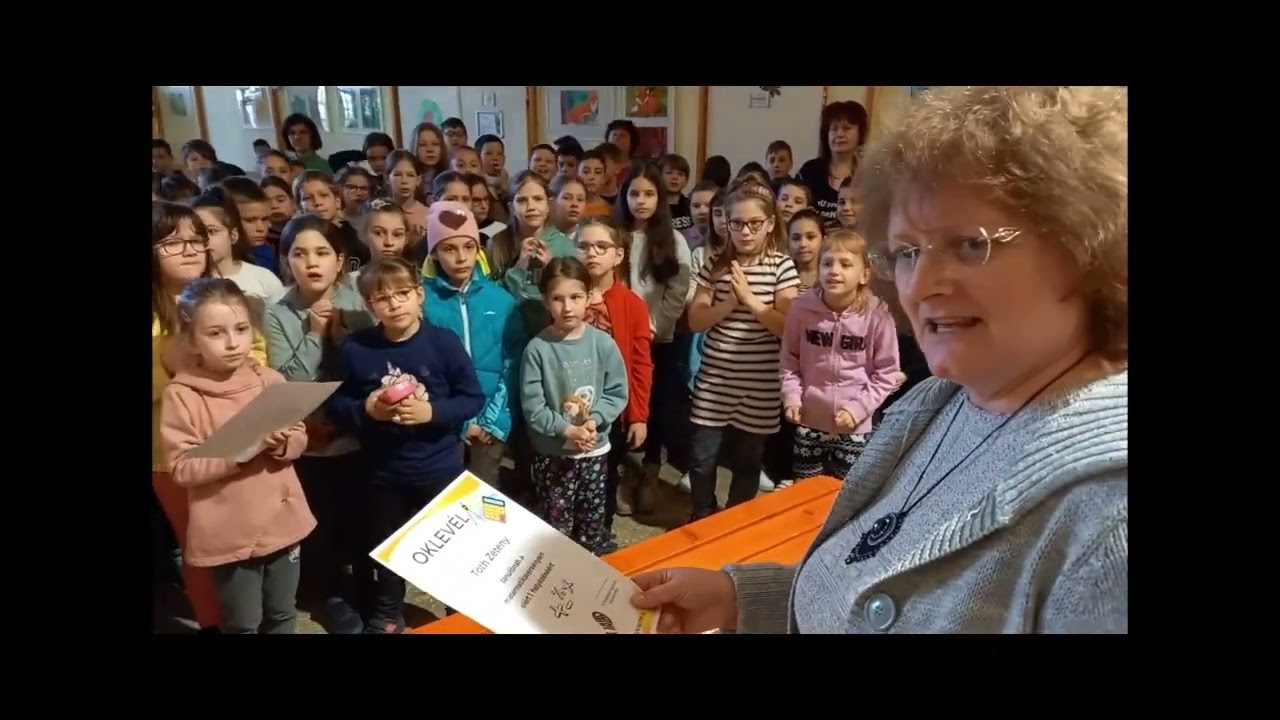 Díjkiosztó az alsó tagozaton 2023.03.
