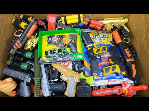 New Toy Guns, Police Set, Infantry Commandos Pistol, Box of Toy Guns, Dangerous Weapons