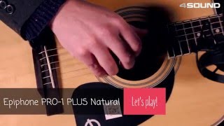 Video thumbnail for 4Sound Gear Guide - Epiphone Pro 1 Plus Natural by 4SOUND OFFICIAL