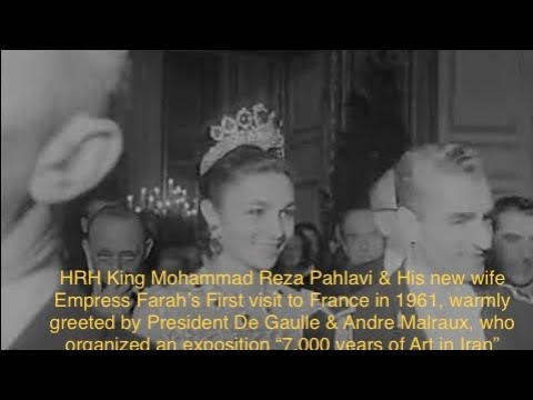 13/10/1961Les souverains d'Iran à Paris/ شاه و شهبانو در پاریس
