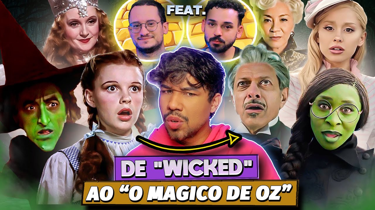 HISTÓRIA COMPLETA "WICKED" - O QUE ESPERAR DO FILME + TEORIAS E BATE-PAPO - FEAT DIEGO E MIGUEL