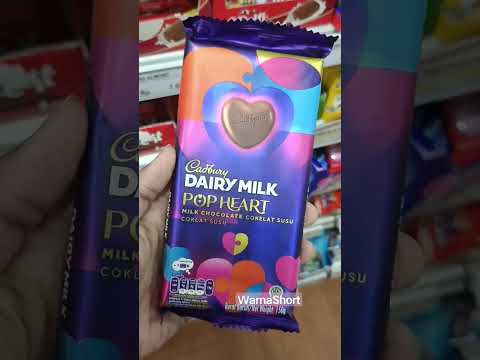chocolate Cadbury Dairy Milk pop heart  #chocolate #cadbury #shorts #silverqueen #macha #coklat
