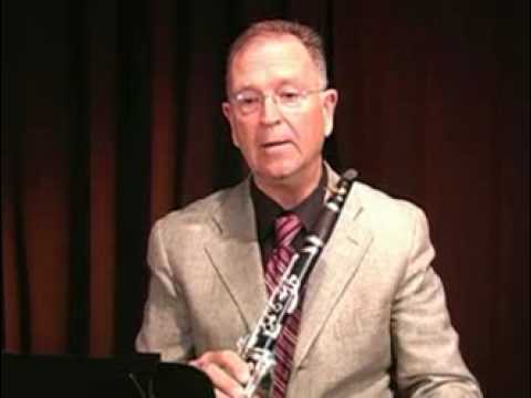 David Etheridge Gives An Embouchure Lesson For Clarinet Stu