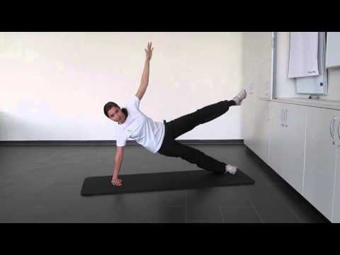 Übung der Woche Ausgabe 15 - Kräftigung der Gesäßmuskulatur, Rumpfstabilisation