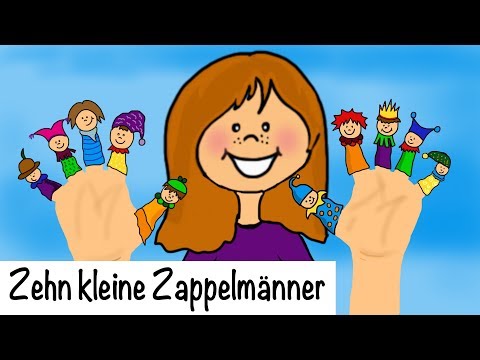 🎵 Zehn kleine Zappelmänner -  Kinderlieder deutsch | Kinderlieder zum Mitsingen - muenchenmedia