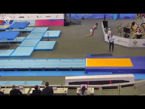 Alex DURIEZ (FRA) - 2021 junior European silver medallist, tumbling