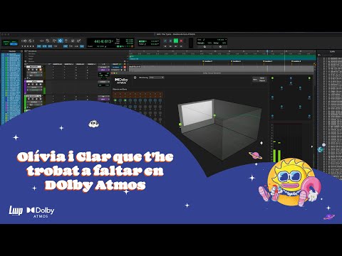 Mesclant Olívia i Clar que t'he trobat a faltar de The Tyets en Dolby Atmos