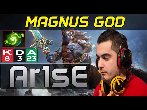 Dota 2 | ArisE - MAGNUS GOD | REFRESHER ORB | Ranked Gameplay