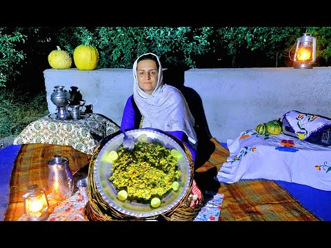 Cooking Purslane Dish in Nature | A Forgotten Wild Herb Recipe | Hamida_Chef