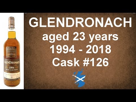 1994 Glendronach aged 23 years Cask 126 Scotch Whisky Review #204 from WhiskyJason