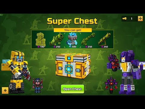 Super Chest Opening for Real Money - Pixel Gun 3D