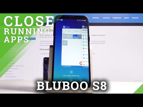 How to Switch Off Background Apps on Bluboo S8 - Stop Running Apps