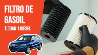 Youtube thumbnail of video "Cómo cambiar el filtro de gasoil Tiguan 1 2.0 TDI ⛽"