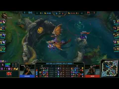 Phoenix1 Vs Dignitas Game 3 HIGHLIGHTS NA LCS Spring Split 2017
