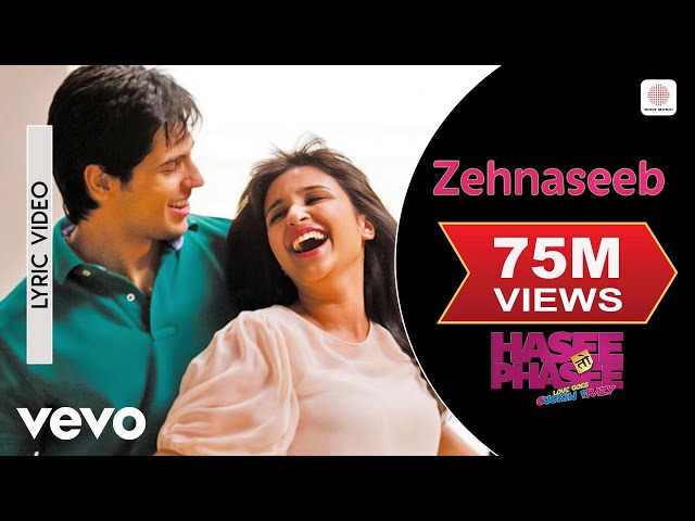 Zehnaseeb Lyrics English Translation – Hasee Toh Phasee | Shekhar Ravjiani