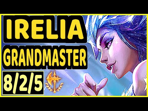 GYUVEE (IRELIA) - 8/2/5 KDA GAMEPLAY - KR Ranked GRANDMASTER