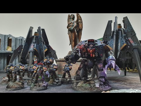 Nightlords vs Space Wolves, Horus Heresy battle report