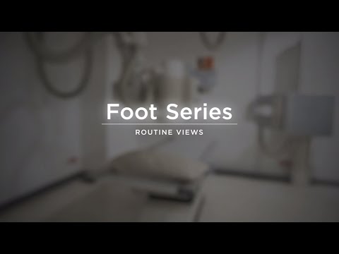 Foot Series AP, Oblique, and Lateral Views - Radiography Positioning