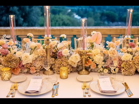 A Wedding at Villa le Fontanelle, Florence