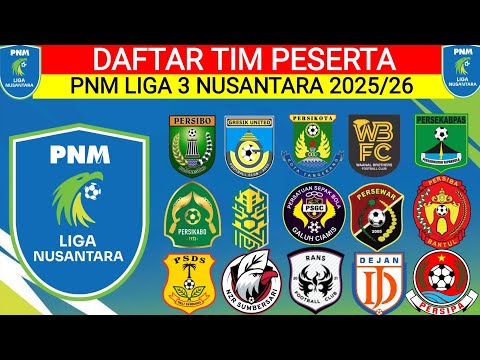 OFFICIAL‼️LIST OF PARTICIPATING TEAMS IN THE 2025/2026 LEAGUE 3 NUSANTARA‼️FINAL STANDINGS OF THE...