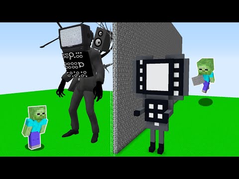 YAPI KAPIŞMALARINDA ARKADAŞIMI TİTAN TELEVİZYON ADAM İLE TROLLEDİM 😱 - Minecraft