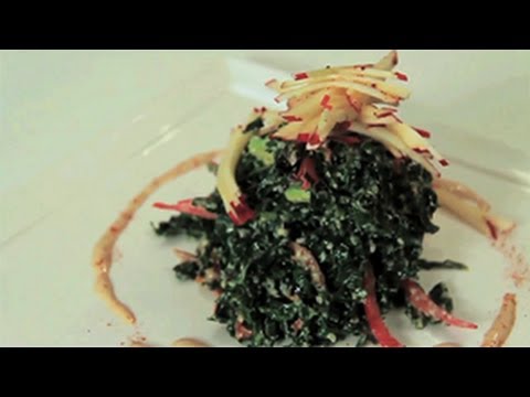 How To Make Kale Slaw - Step by Step with a Chef
