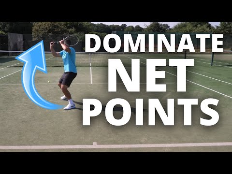 Tennis Tactics Lesson - How To Dominate The Net In Singles