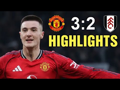 Manchester United vs Fulham 3-2 Highlights & All Goals (Premier League 2025/26) mu Man Utd Fulham
